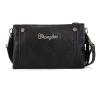imageWrangler Crossbody Small Purse for Women Wristlet Fringe Bag Western PurseAngel Black