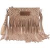 imageWrangler Crossbody Small Purse for Women Wristlet Fringe Bag Western PurseAngel Khaki