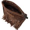 imageWrangler Crossbody Small Purse for Women Wristlet Fringe Bag Western PurseAngel Oakwood