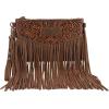 imageWrangler Crossbody Small Purse for Women Wristlet Fringe Bag Western PurseAngel Oakwood