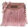 imageWrangler Crossbody Small Purse for Women Wristlet Fringe Bag Western PurseAngel Peach