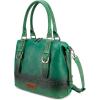 imageWrangler Doctor Bag Top Handle Purse Hobo Shoulder Barrel Satchel Handbags for WomenJet Elf Green