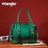 imageWrangler Doctor Bag Top Handle Purse Hobo Shoulder Barrel Satchel Handbags for WomenJet Elf Green