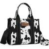 M-cow Print Black