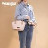 imageMontana West Wrangler Small Tote Bag for Women Distressed Shoulder Purse Woven Handle Crossbody Bags with Adjustable StrapAbeige Khaki