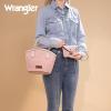 imageMontana West Wrangler Small Tote Bag for Women Distressed Shoulder Purse Woven Handle Crossbody Bags with Adjustable StrapApink
