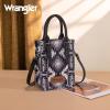 imageWrangler Small Crossbody Bags for Women Aztec Cow Print Small Western Purse and Mini HandbagAngelblack