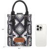 imageWrangler Small Crossbody Bags for Women Aztec Cow Print Small Western Purse and Mini HandbagAngelblack