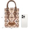 imageWrangler Small Crossbody Bags for Women Aztec Cow Print Small Western Purse and Mini HandbagAngelcoffee
