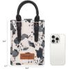 imageWrangler Small Crossbody Bags for Women Aztec Cow Print Small Western Purse and Mini HandbagAngelcowblack