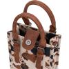 imageWrangler Small Crossbody Bags for Women Aztec Cow Print Small Western Purse and Mini HandbagAngelcowbrown