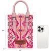 imageWrangler Small Crossbody Bags for Women Aztec Cow Print Small Western Purse and Mini HandbagAngelpink