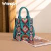 imageWrangler Small Crossbody Bags for Women Aztec Cow Print Small Western Purse and Mini HandbagAngelturquoise