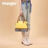 imageWrangler Towtone Satchel Handbags for Women Top Handle Medium Tote Bag and Designer Crossbody BagYellow