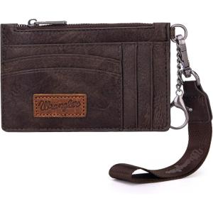 imageMontana West X Wrangler RFID Card Holder for Women Card ampamp ID Cases Small Credit Card Holder Womens Credit Card Wallet Pink Card HoldersACoffee