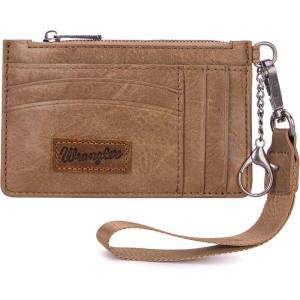 imageMontana West X Wrangler RFID Card Holder for Women Card ampamp ID Cases Small Credit Card Holder Womens Credit Card Wallet Pink Card HoldersAKhaki