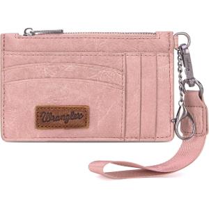 imageMontana West X Wrangler RFID Card Holder for Women Card ampamp ID Cases Small Credit Card Holder Womens Credit Card Wallet Pink Card HoldersAPink