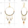 imageMontana West Wangler Dangle Earrings for Women Natural Stone Hoop Earrings Fashion Dainty JewelryMulti