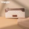 imageWrangler Minimalist Wallet for Women Credit Card Wallet Ladies Travel Wallets Monederos de Mujer Card Cases ampamp Money Organizers with Smooth Zippers TanCoffee  Apricot