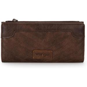 imageWrangler Minimalist Wallet for Women Credit Card Wallet Ladies Travel Wallets Monederos de Mujer Card Cases ampamp Money Organizers with Smooth Zippers TanACoffee
