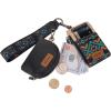 imageWrangler Western Keychain Wristlet Wallets for Women Retro Dual Pouch Wristlet Credit Card Holder Wallet with Zipper Pocket WG2214W0051BKAztecBlack