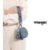 imageWrangler Western Keychain Wristlet Wallets for Women Retro Dual Pouch Wristlet Credit Card Holder Wallet with Zipper Pocket WG2214W0051BKAztecJean