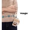 imageWrangler Western Keychain Wristlet Wallets for Women Retro Dual Pouch Wristlet Credit Card Holder Wallet with Zipper Pocket WG2214W0051BKAztecTan