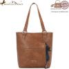 imageMontana West Western Tote Bag with Wallet Set for Women Floral Tooling Shoulder Handbag Vintage Purse