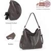 imageMontana West Hobo Bag for Women Large Conceal Carry Purse and Handbag Crossbody Shoulder Bag with HolsterDark Grey
