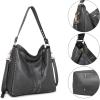 imageMontana West Hobo Bag for Women Large Conceal Carry Purse and Handbag Crossbody Shoulder Bag with HolsterDark Grey