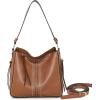imageMontana West Purse Hobo Bags for Women Handbags Leather Cross Body Purses Totes Bag Brown