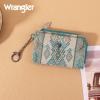 imageMontana West Wrangler Credit Card Holder Aztec Slim Wallet Keychain for Women Western Purse GiftsAztec Turquoise