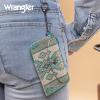 imageMontana West Wrangler Credit Card Holder Aztec Slim Wallet Keychain for Women Western Purse GiftsAztec Turquoise