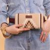 imageMontana West Wrangler Wristlet Wallet Western Wallets for Women Aztec Knitted Womens Wallet Large Capacity Ladies Wallet RFID Clutch Purse Credit Card Holder for WomenAngel Khaki