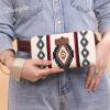 imageMontana West Wrangler Wristlet Wallet Western Wallets for Women Aztec Knitted Womens Wallet Large Capacity Ladies Wallet RFID Clutch Purse Credit Card Holder for WomenBeige