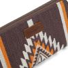 imageMontana West Wrangler Wristlet Wallet Western Wallets for Women Aztec Knitted Womens Wallet Large Capacity Ladies Wallet RFID Clutch Purse Credit Card Holder for WomenAngel Coffee