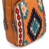 imageWrangler Aztec Sling Bag for Women Western Knitted Crossbody Purse and Chest Bag With Adjustable StrapBorange