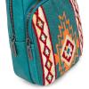 imageWrangler Aztec Sling Bag for Women Western Knitted Crossbody Purse and Chest Bag With Adjustable StrapBturquoise