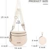 imageMontana West Large Crossbody Bags for Women Bum Bag Sling Purse with Adjustable StrapLargenylonbeige