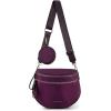 imageMontana West Large Crossbody Bags for Women Bum Bag Sling Purse with Adjustable StrapLargenylonpurple