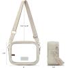 imageMontana West X Wrangler Clear Bag for Stadium Events Crossbody Purse for Concerts SportsBeige