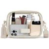 imageMontana West X Wrangler Clear Bag for Stadium Events Crossbody Purse for Concerts SportsBeige
