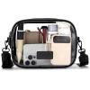 imageMontana West X Wrangler Clear Bag for Stadium Events Crossbody Purse for Concerts SportsBlack