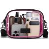 imageMontana West X Wrangler Clear Bag for Stadium Events Crossbody Purse for Concerts SportsBlackhotpink