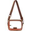 imageMontana West X Wrangler Clear Bag for Stadium Events Crossbody Purse for Concerts SportsBrown