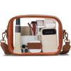 imageMontana West X Wrangler Clear Bag for Stadium Events Crossbody Purse for Concerts SportsBrown