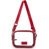 imageMontana West X Wrangler Clear Bag for Stadium Events Crossbody Purse for Concerts SportsRed
