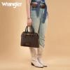 imageWrangler Tote Bags for Women Medium Crossbody Purse for Ladies Soft Designer Tophandle HandbagsCoffee