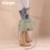 imageWrangler Tote Bags for Women Medium Crossbody Purse for Ladies Soft Designer Tophandle HandbagsLime Green