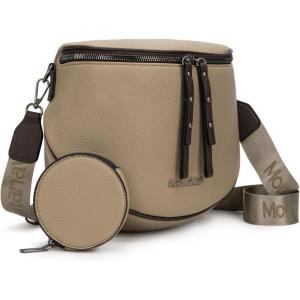 imageMontana West Large Crossbody Bags for Women Bum Bag Sling Purse with Adjustable StrapLargekhakicoffee